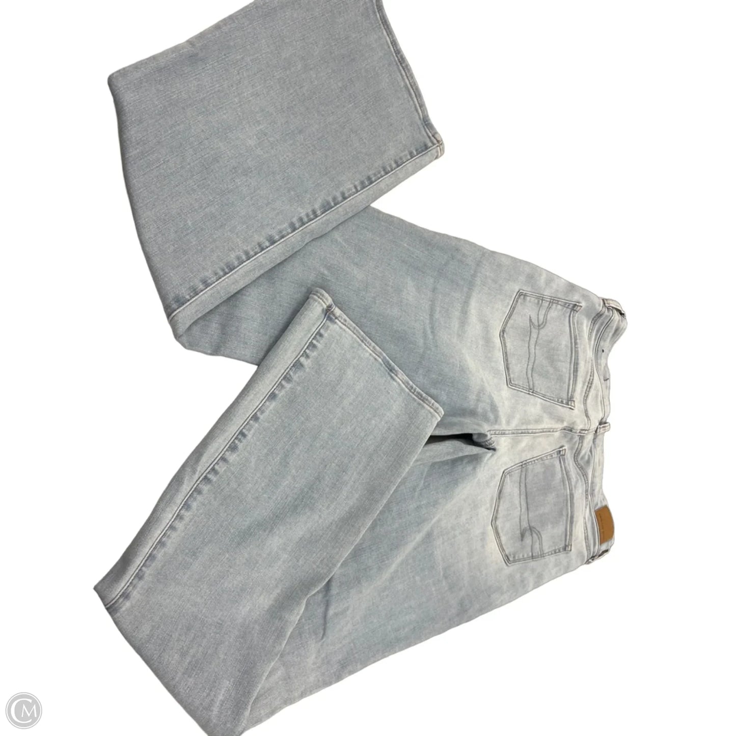 Jeans Flared By American Eagle In Blue Denim, Size: 10l