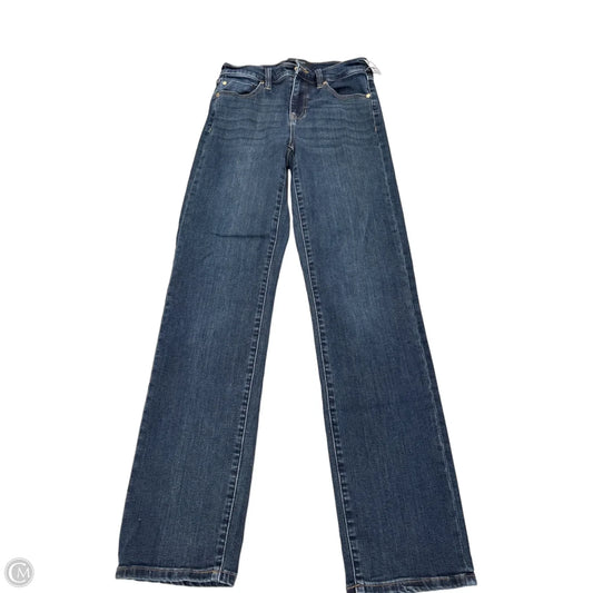 Jeans Straight By Liverpool In Blue Denim, Size: 2