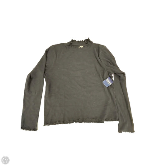 Top Long Sleeve By Lucky Brand In Black, Size: Xl