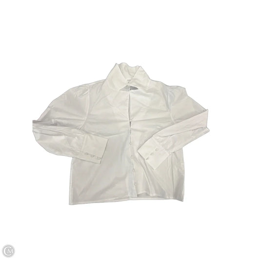 Top Long Sleeve By Avara In White, Size: Xxl