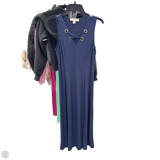 Dress Casual Maxi By Michael By Michael Kors In Blue, Size: Xs