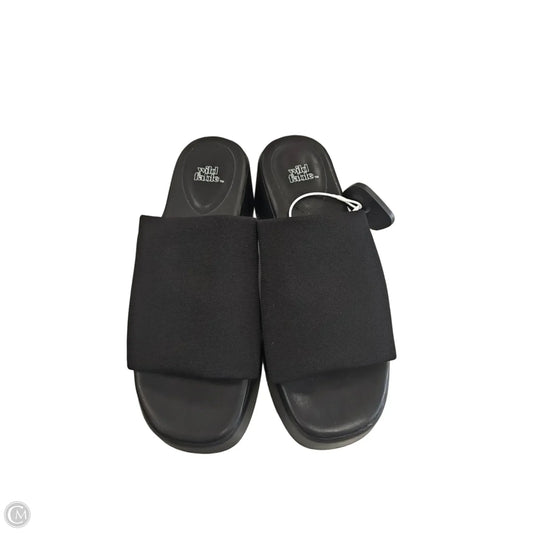 Sandals Heels Wedge By Wild Fable In Black, Size: 7