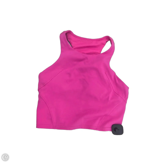 Athletic Bra By Lululemon In Pink, Size: 8