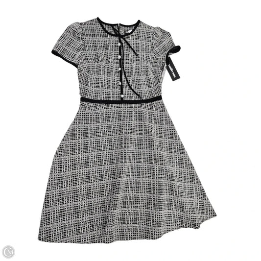 Dress Designer By Karl Lagerfeld In Black & White, Size: Xs