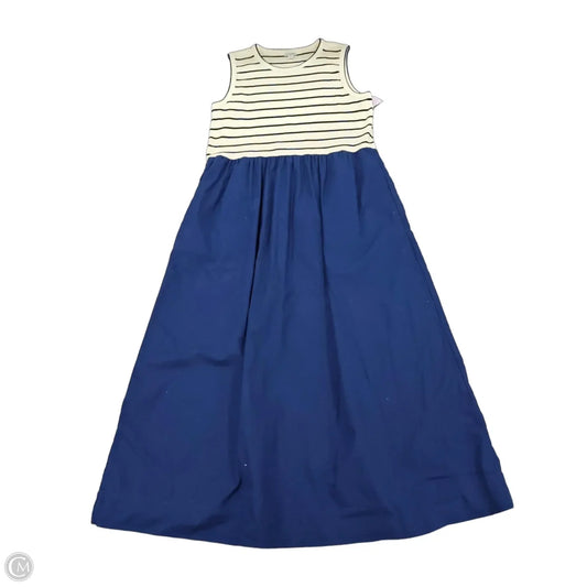 Dress Casual Midi By J. Crew In Blue, Size: L