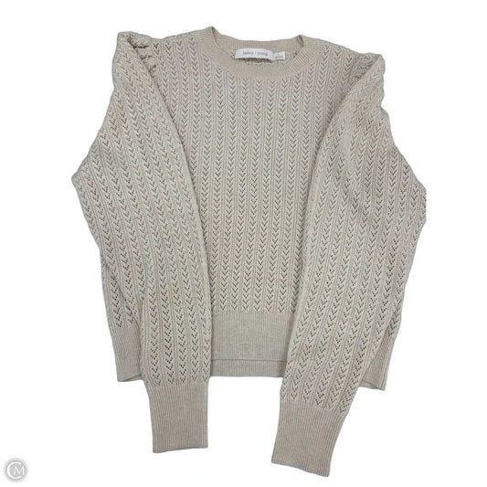 Sweater By Bishop + Young In Tan, Size: L