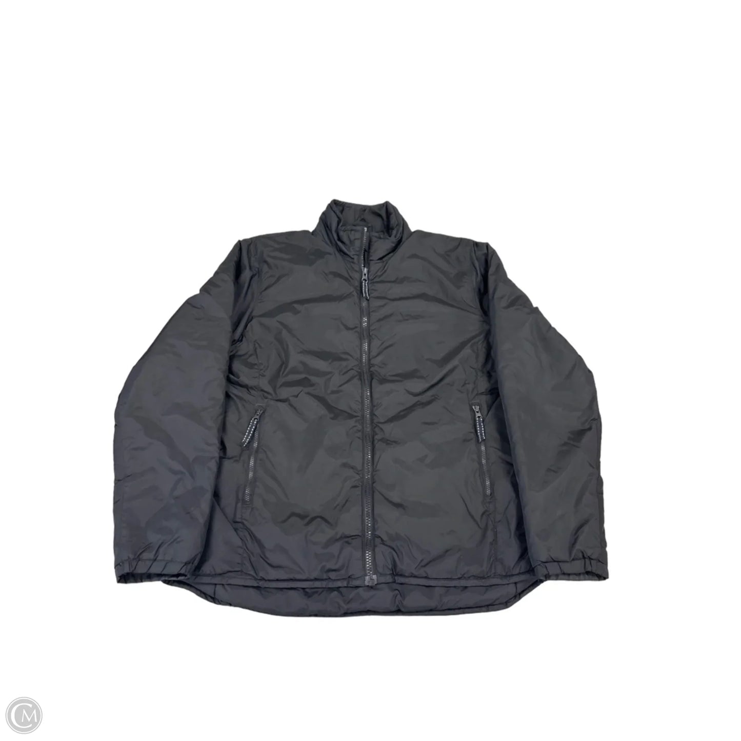 Jacket Puffer & Quilted By Lands End In Black, Size: S