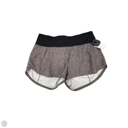 Athletic Shorts By Lululemon In Grey, Size: 6