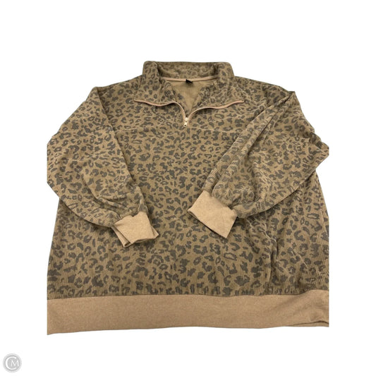 Top Long Sleeve By Dazy In Animal Print, Size: Xl