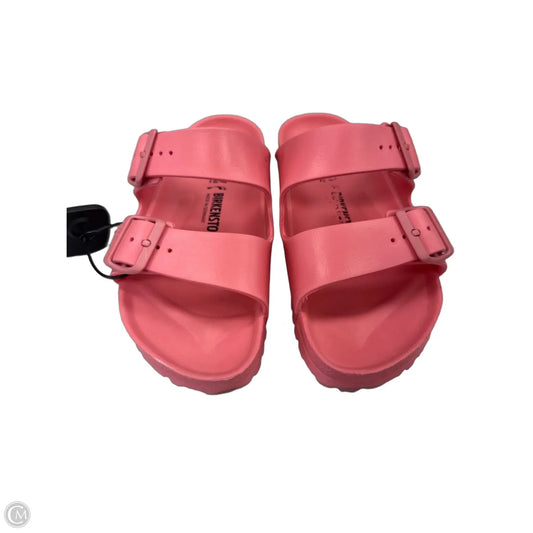 Sandals Flats By Birkenstock In Pink, Size: 6