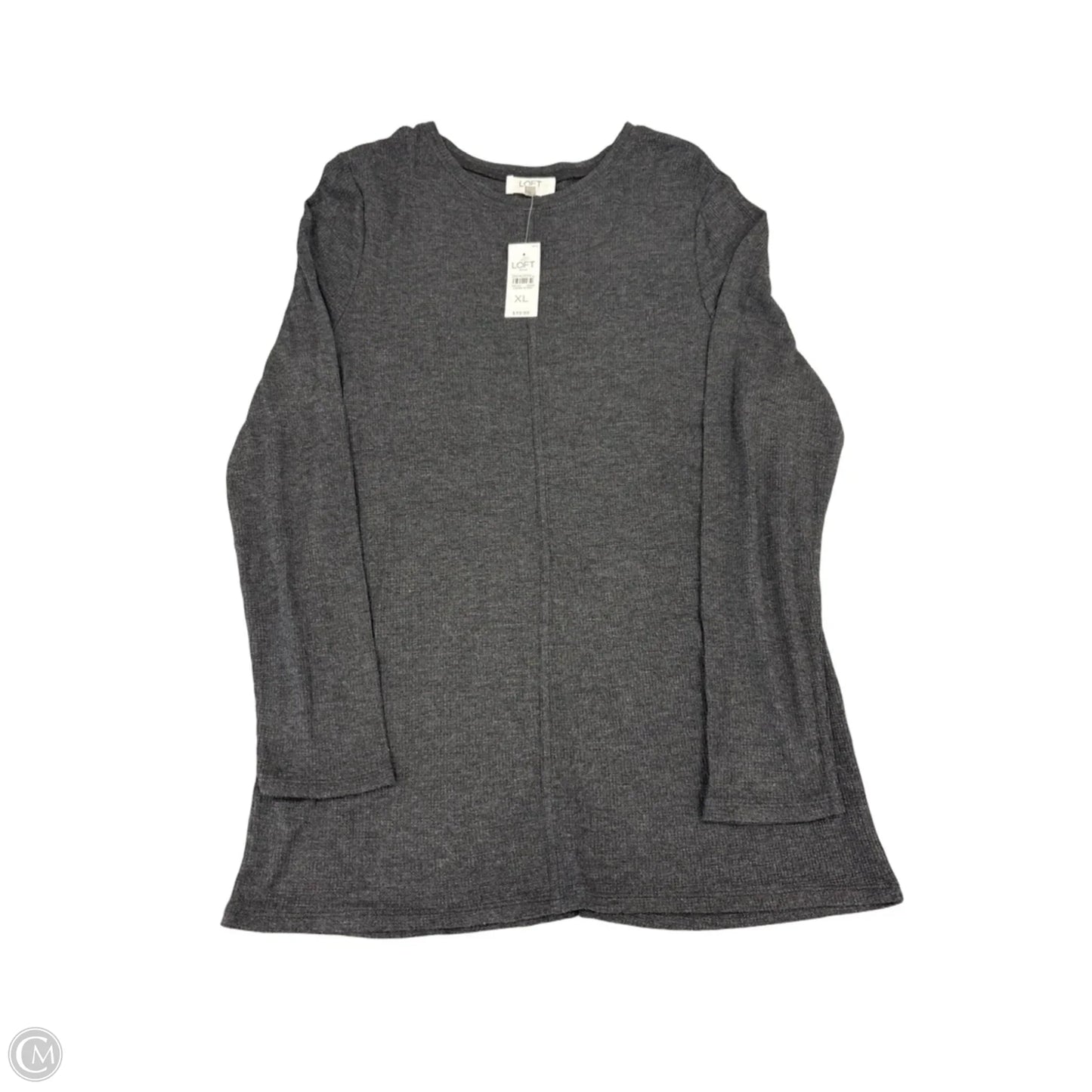 Top Long Sleeve By Loft In Grey, Size: Xl