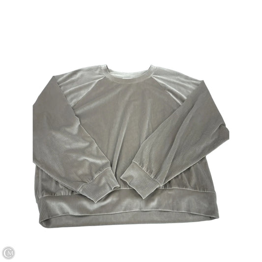 Top Long Sleeve By Victorias Secret In Beige, Size: L