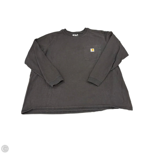 Top Long Sleeve By Carhartt In Black, Size: Xxl