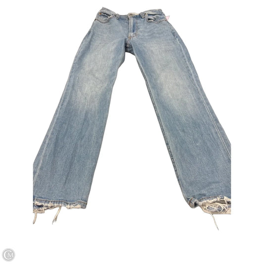 Jeans Straight By Abercrombie And Fitch In Blue Denim, Size: 0