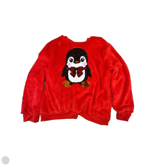 Sweater By Jolie & Joy In Red, Size: 1x