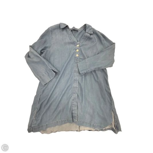 Tunic Long Sleeve By Zac And Rachel In Blue Denim, Size: L