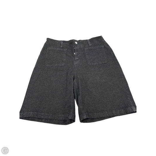 Shorts By Luvamia In Black Denim, Size: 12