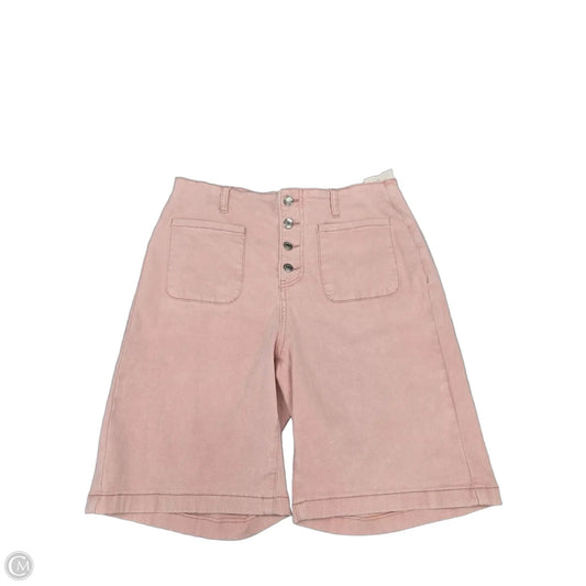 Shorts By Luvamia In Pink Denim, Size: 12