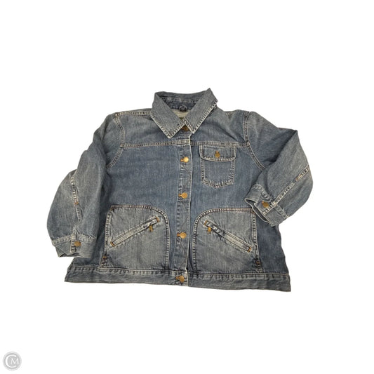 Jacket Denim By Ralph Lauren In Blue Denim, Size: S