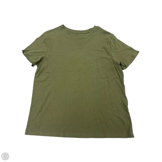 Top Short Sleeve Basic By A New Day In Green, Size: M