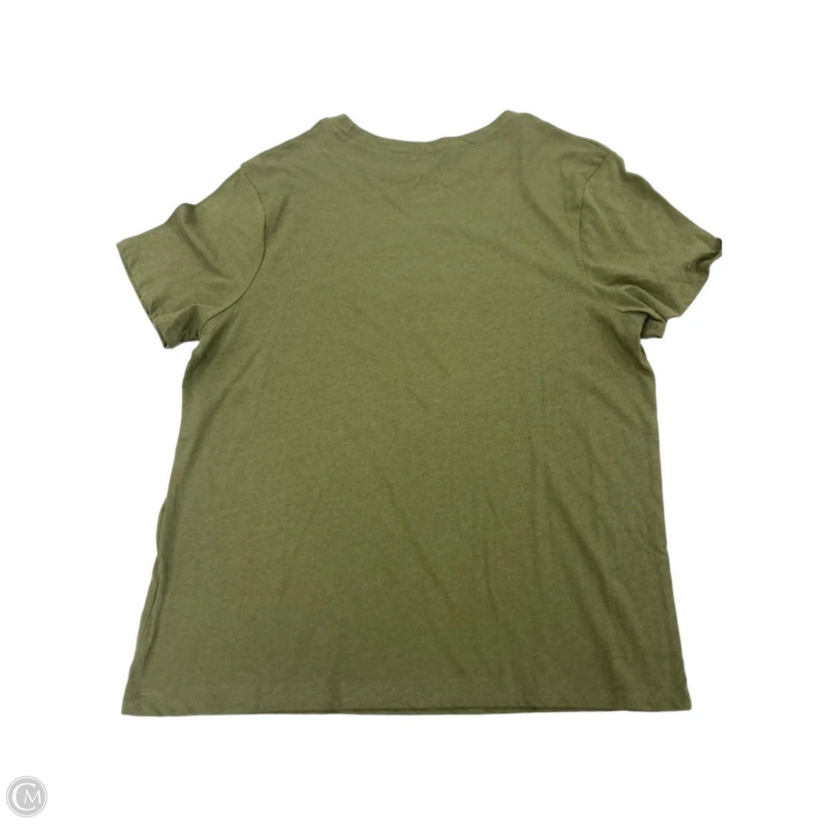 Top Short Sleeve Basic By A New Day In Green, Size: M