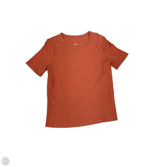 Top Short Sleeve By A New Day In Orange, Size: Xxl