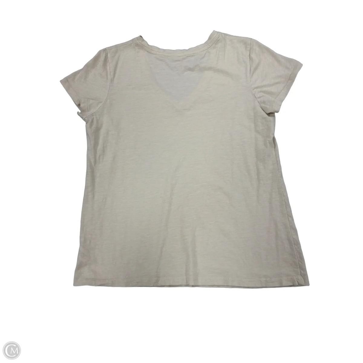 Top Short Sleeve Basic By Universal Thread In Cream, Size: Xl