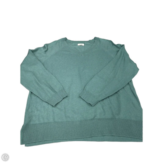 Sweater By Lucky Brand In Teal, Size: Xl