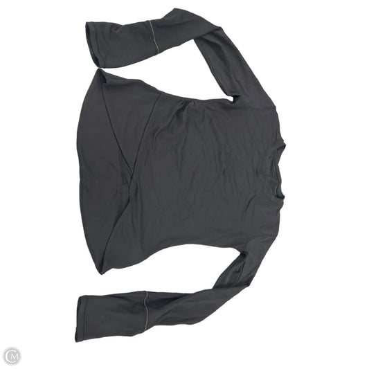 Top Long Sleeve By Lululemon In Black, Size: S