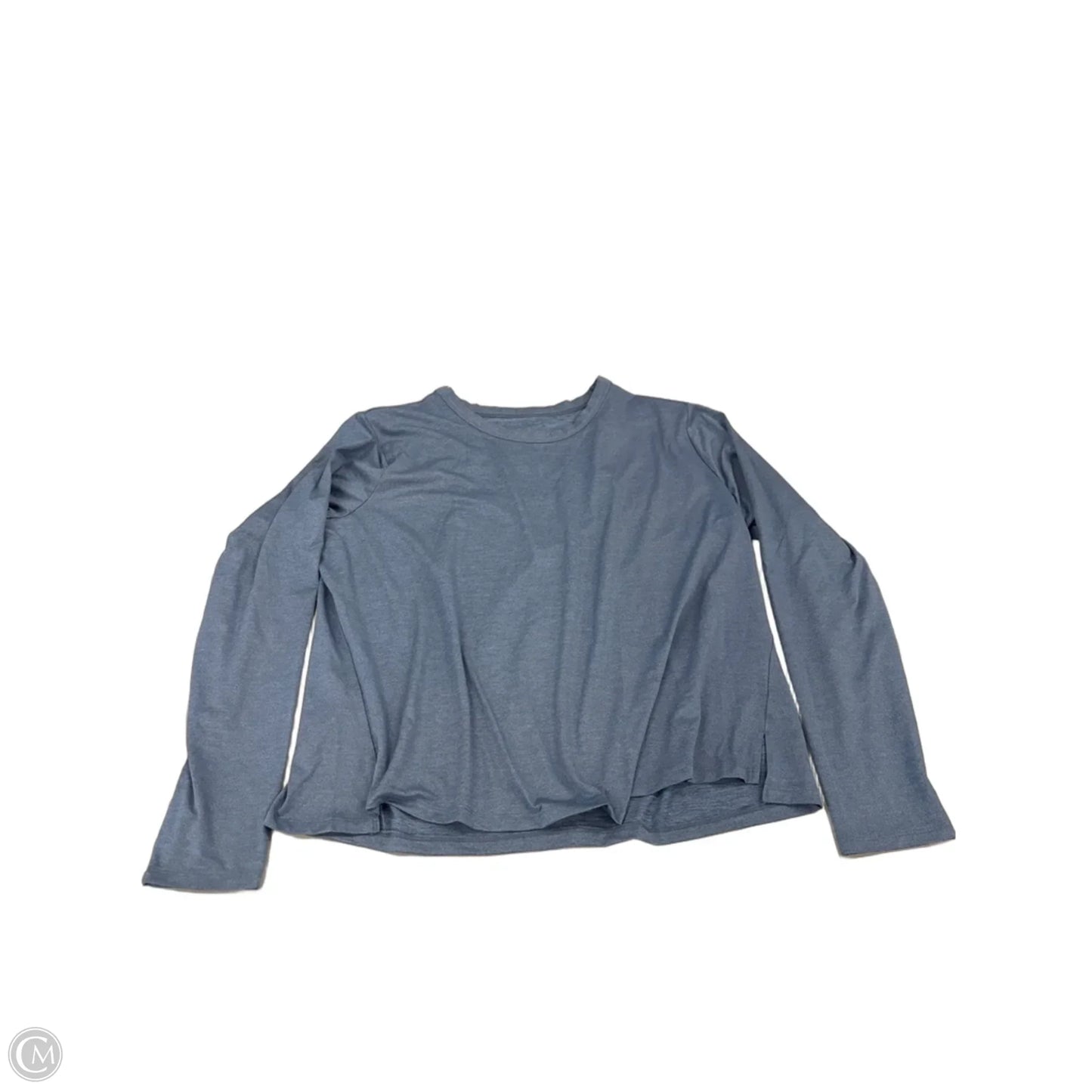 Athletic Top Long Sleeve Collar By All In Motion In Blue, Size: Xxl