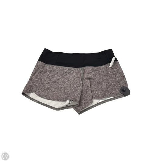 Athletic Shorts By Lululemon In Grey, Size: 8