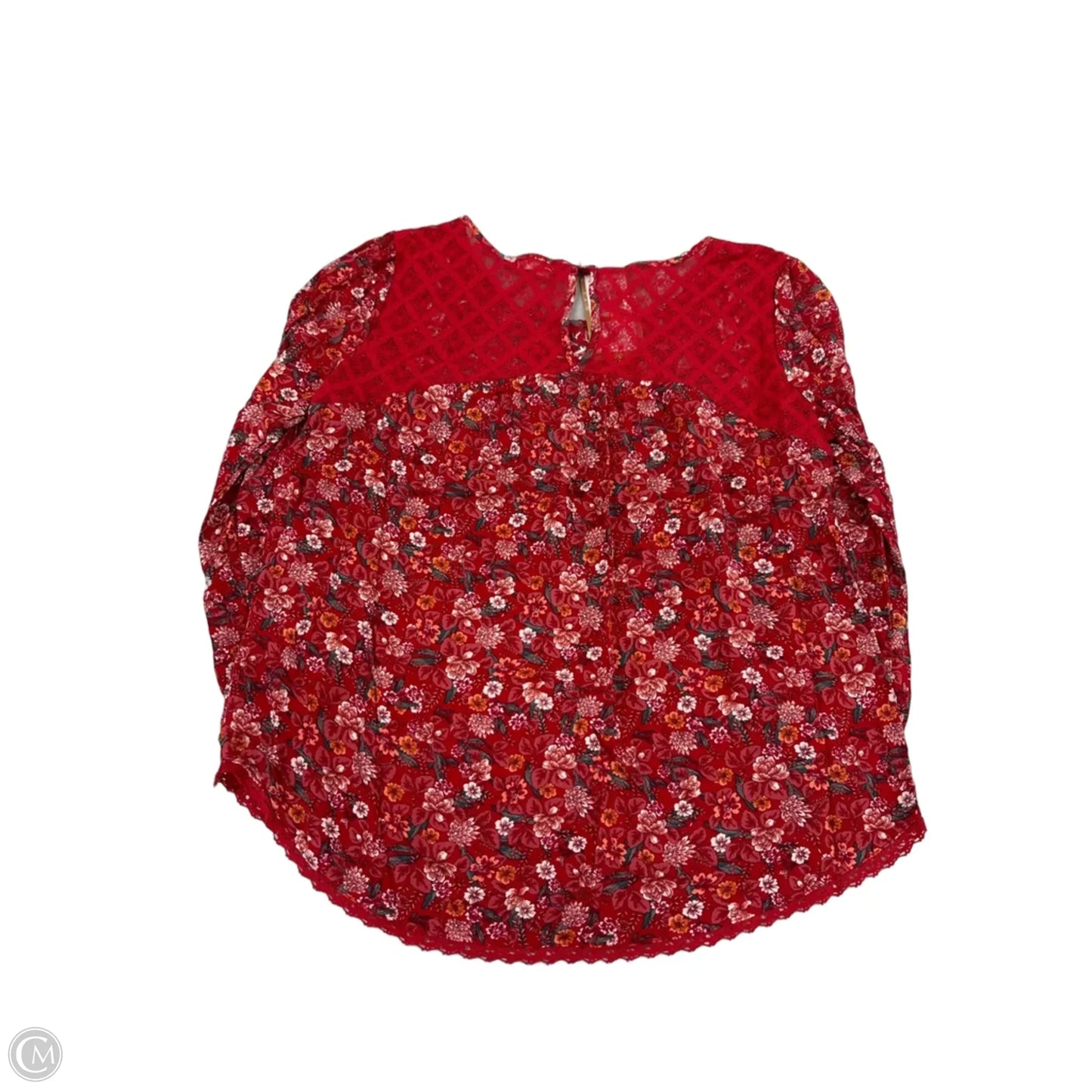 Top 3/4 Sleeve By Mason & Belle In Floral Print, Size: S
