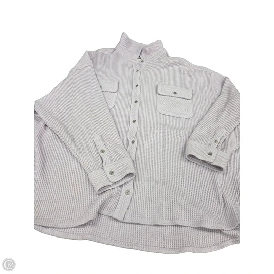 Top Long Sleeve By Aerie In Purple, Size: Xl