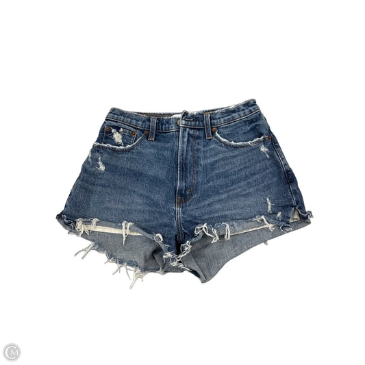 Shorts By Abercrombie And Fitch In Blue Denim, Size: 4