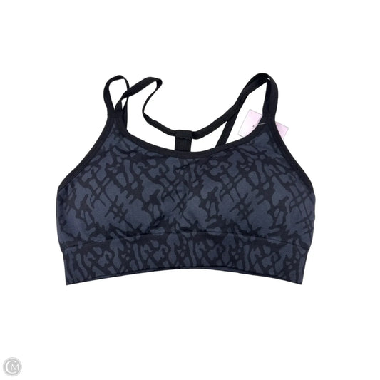 Athletic Bra By C9 By Champion In Black & Blue, Size: L