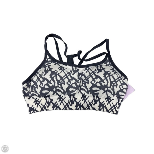 Athletic Bra By C9 By Champion In Grey & White, Size: L
