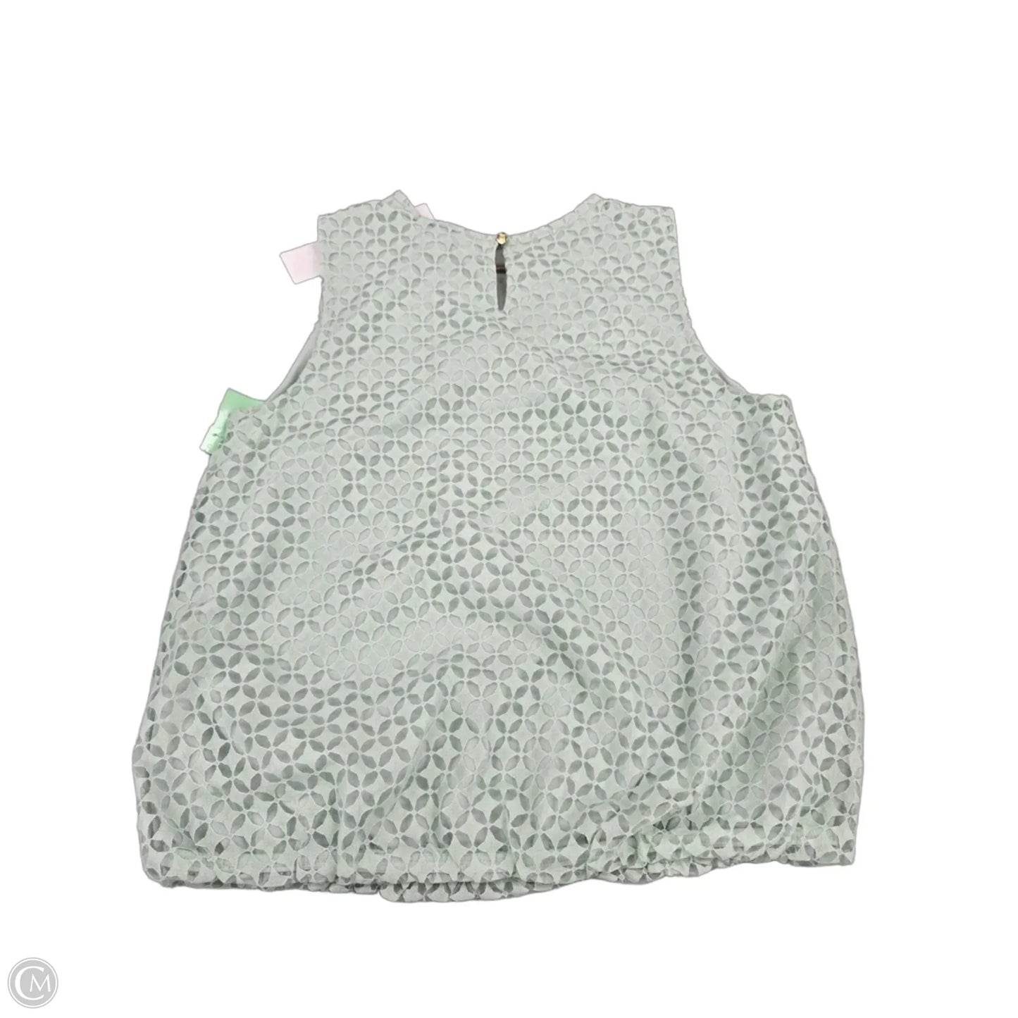 Top Sleeveless By Liz Claiborne In Teal, Size: S