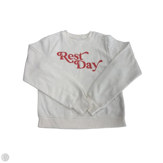 Sweatshirt Crewneck By All In Motion In Cream, Size: Xs