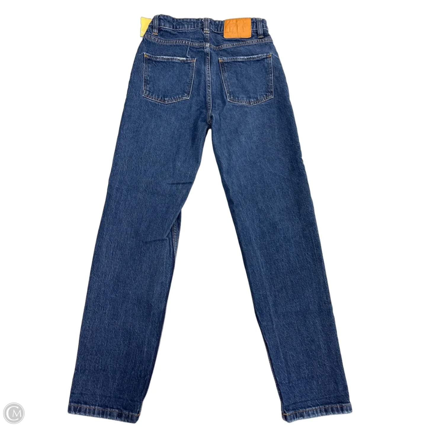Jeans Straight By Zara In Blue Denim, Size: 2