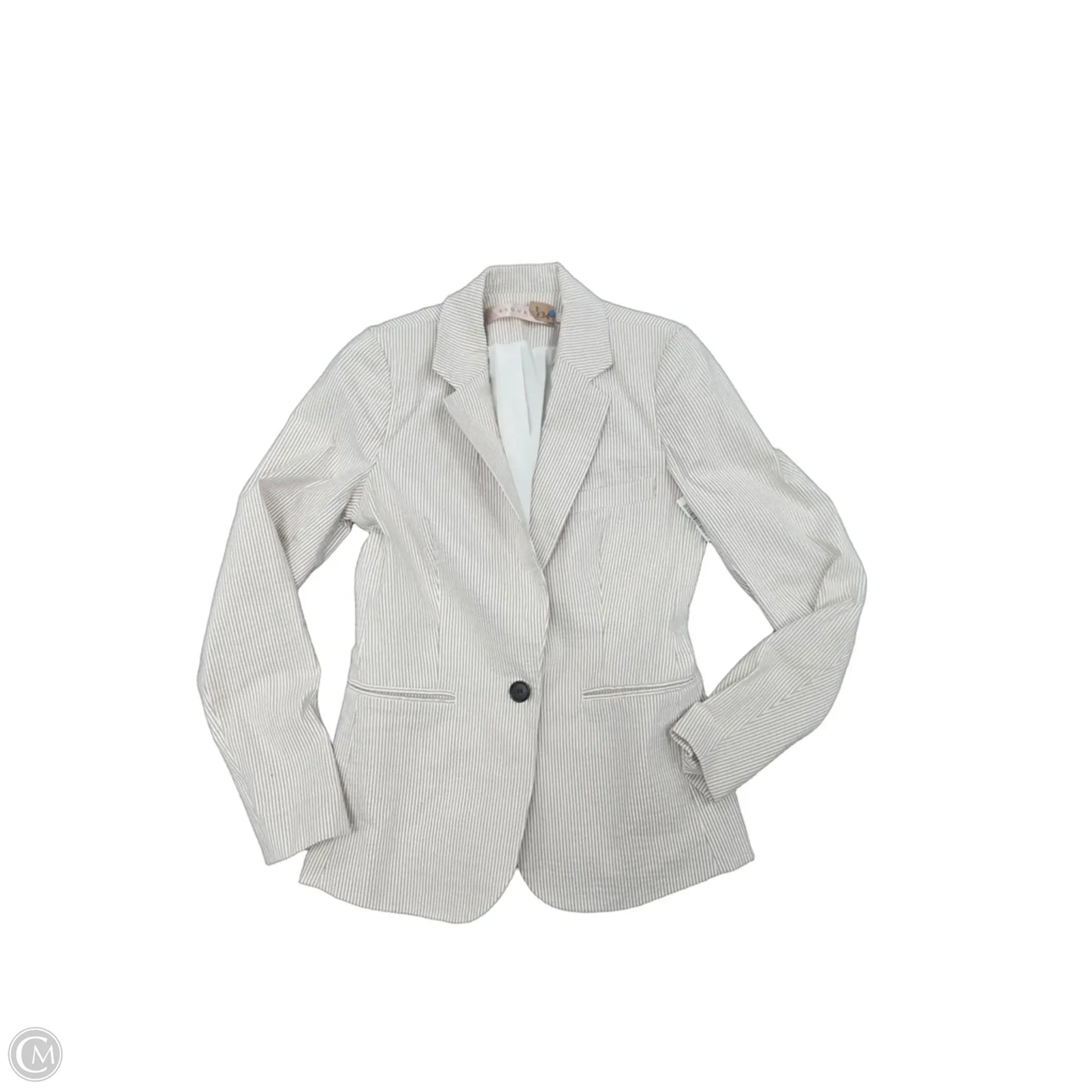 Blazer By Cme In Tan & White, Size: S