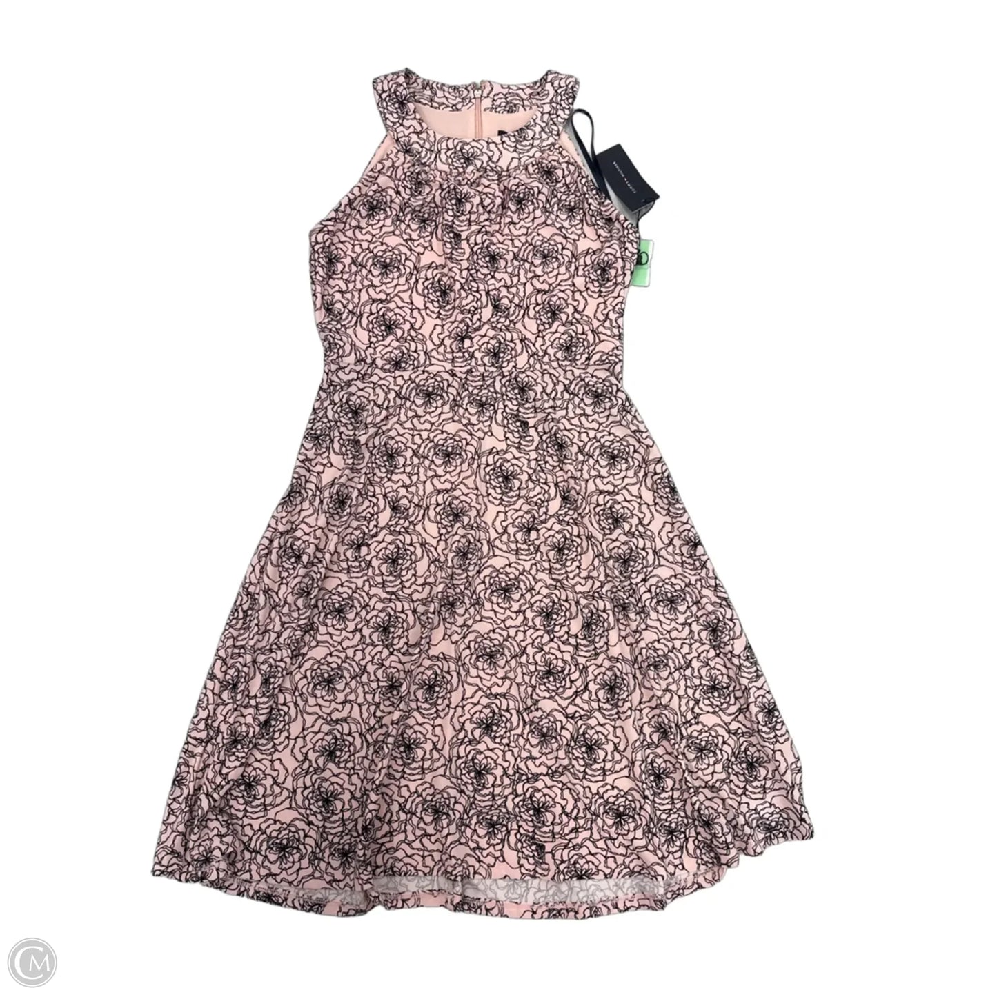 Dress Casual Midi By Tommy Hilfiger In Black & Pink, Size: S