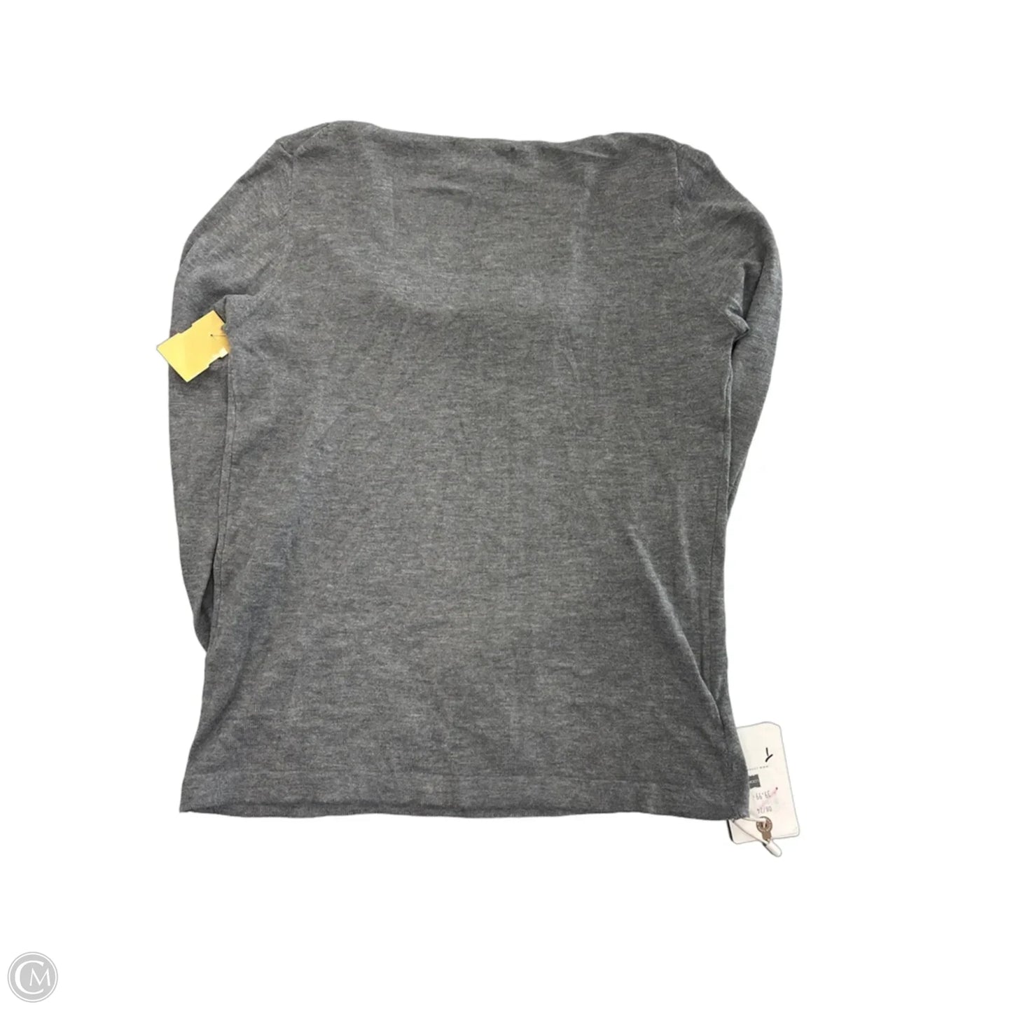 Top Long Sleeve By Cmb In Grey, Size: M