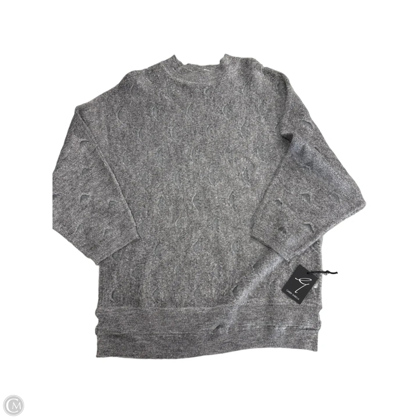 Sweater By Cmb In Grey, Size: L