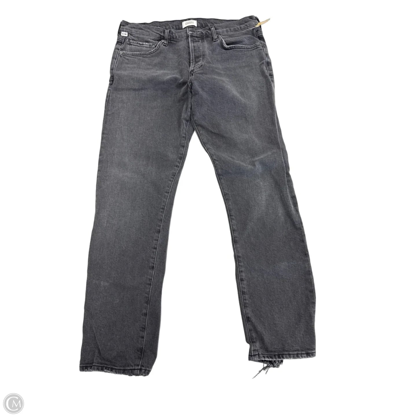 Jeans Straight By Citizens Of Humanity In Black Denim, Size: 6