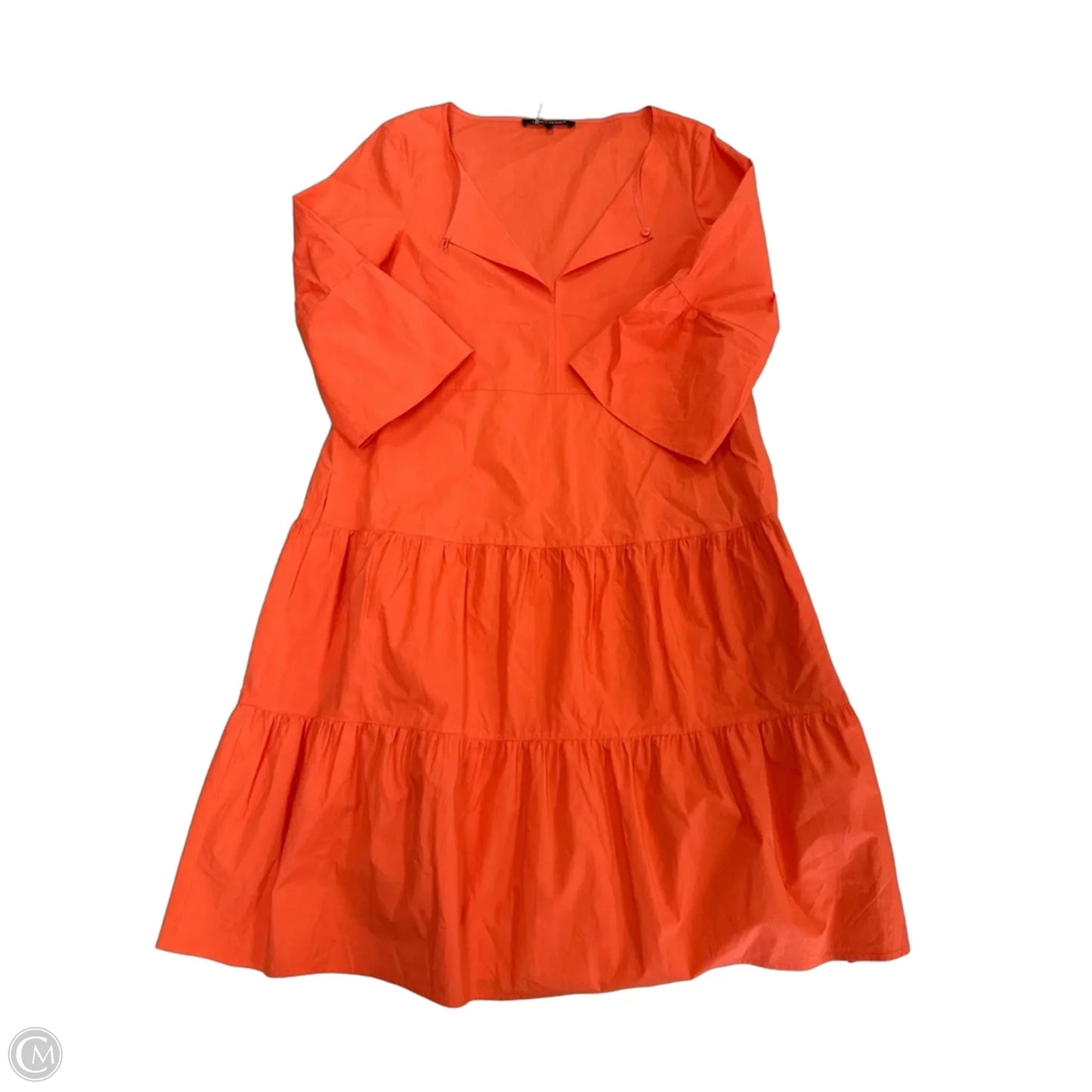 Dress Casual Short By Cmb In Orange, Size: S