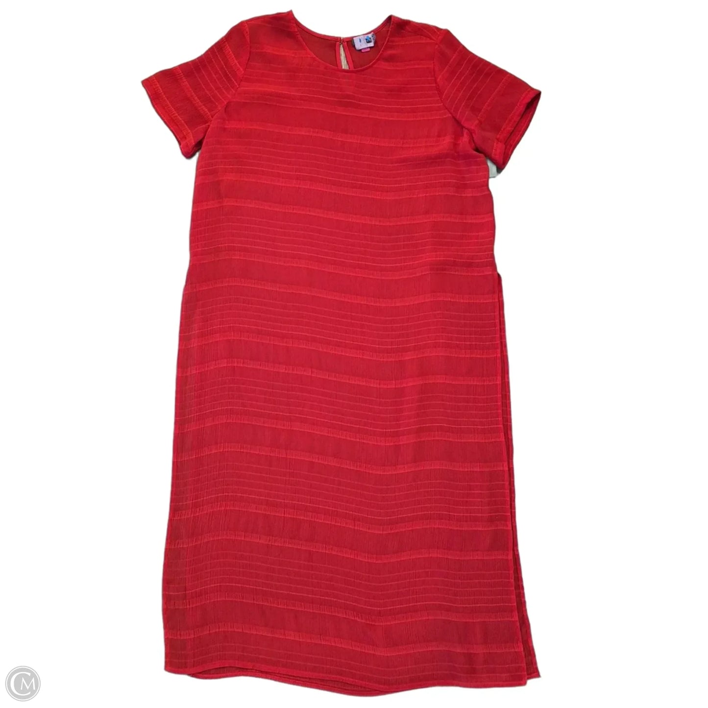 Dress Casual Midi By Vince Camuto In Red, Size: L