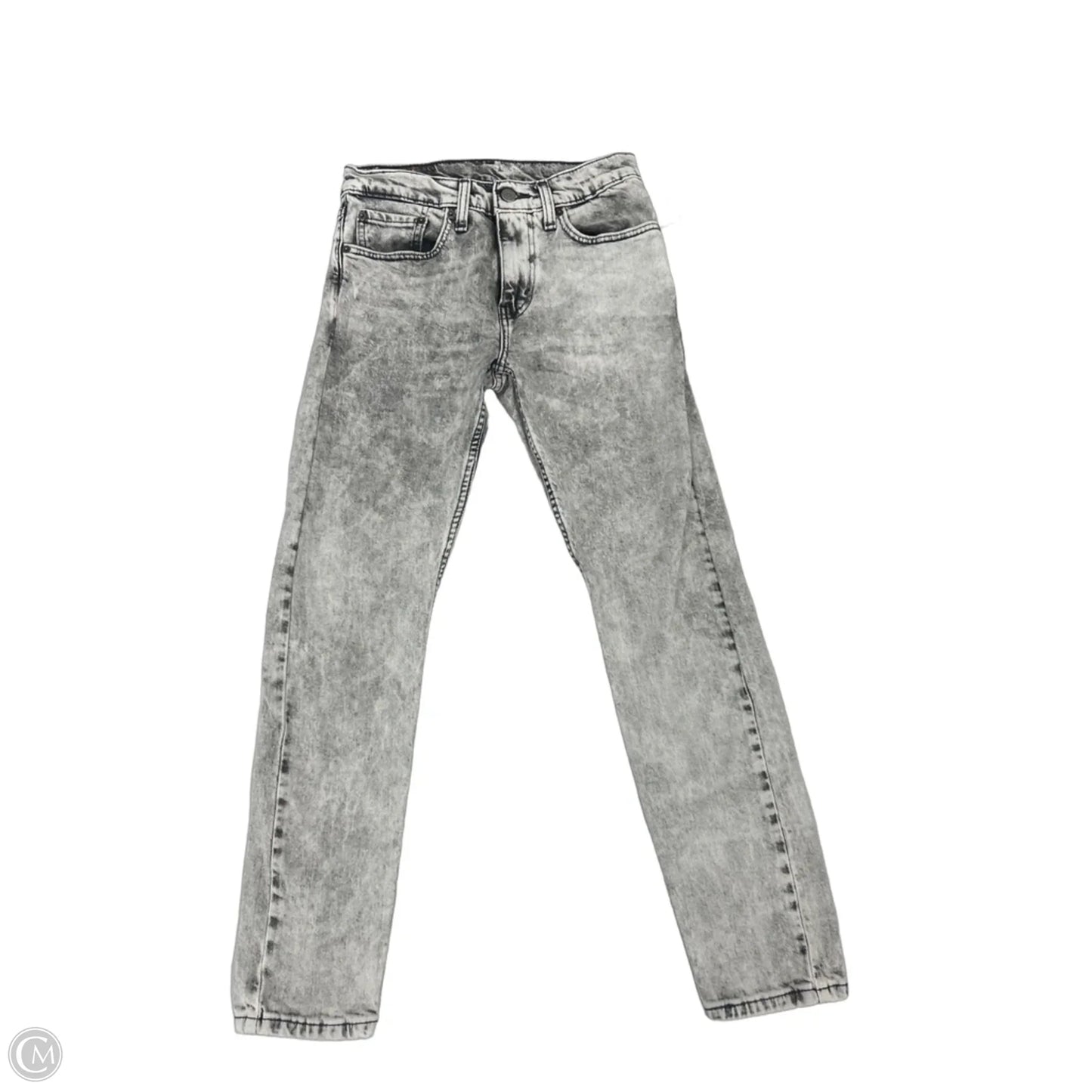 Jeans Skinny By Levis In Grey Denim, Size: 6