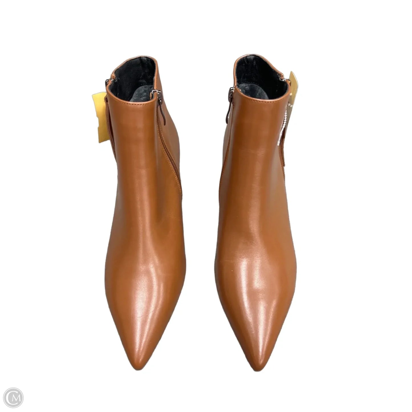 Boots Ankle Heels By Cmb In Brown, Size: 7.5
