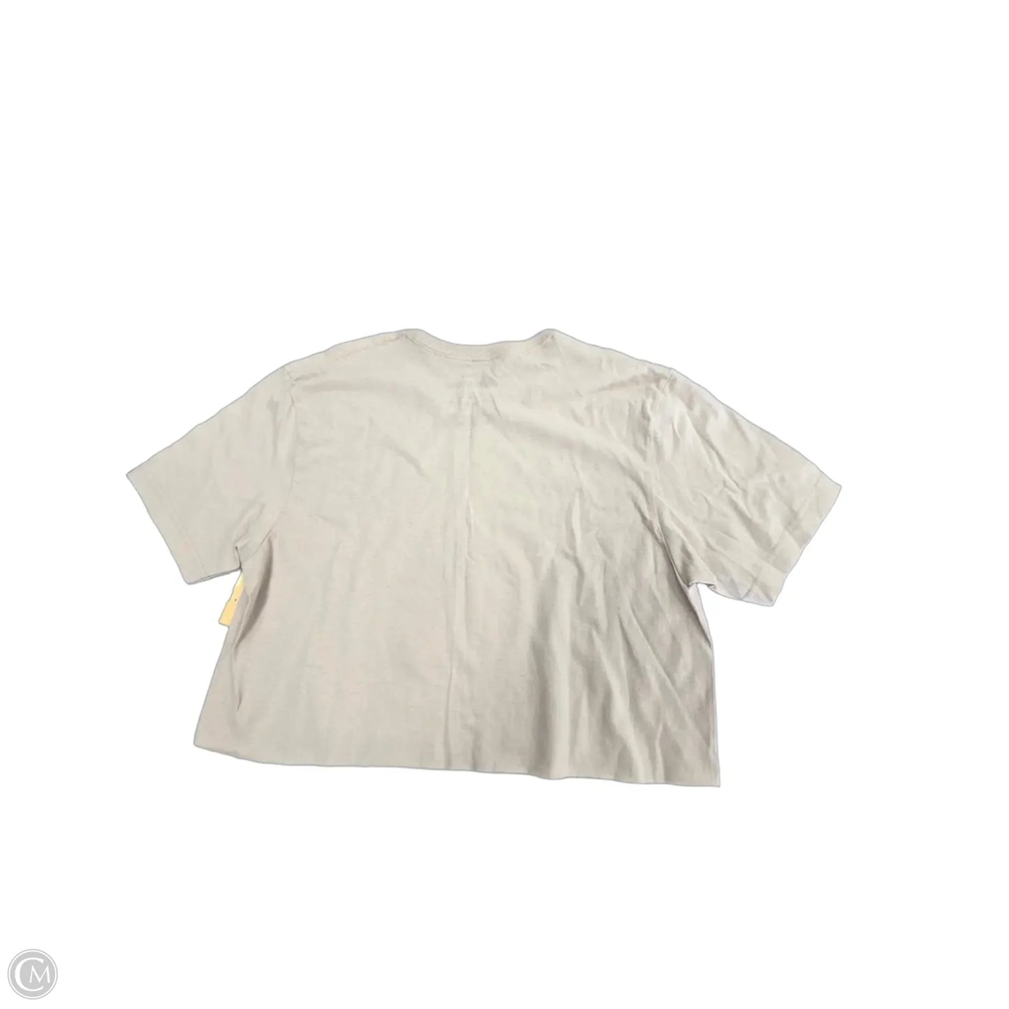 Top Short Sleeve By Disney Store In Cream, Size: M