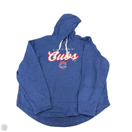 Sweatshirt Hoodie By Fanatics In Blue, Size: 2x